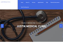 Tablet Screenshot of justikmedical.com